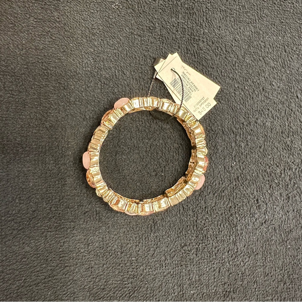 SAS Elegant Gold and Pink Bracelet